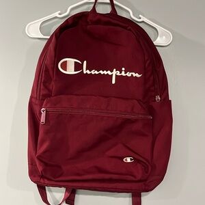 ⚡️5 for $20 Champion brand backpack maroon color two pocket